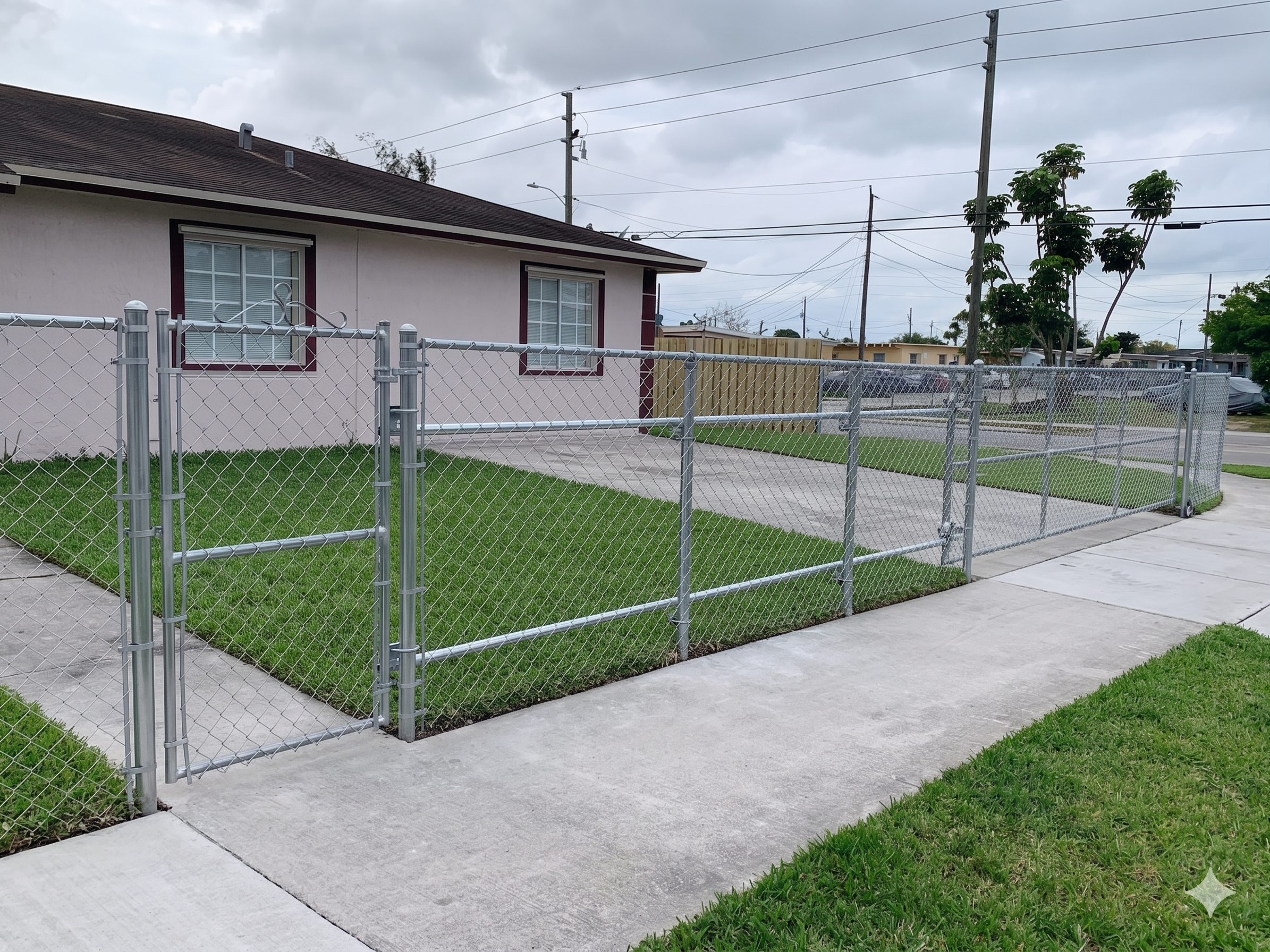 Chain Link Rolling Gate 3