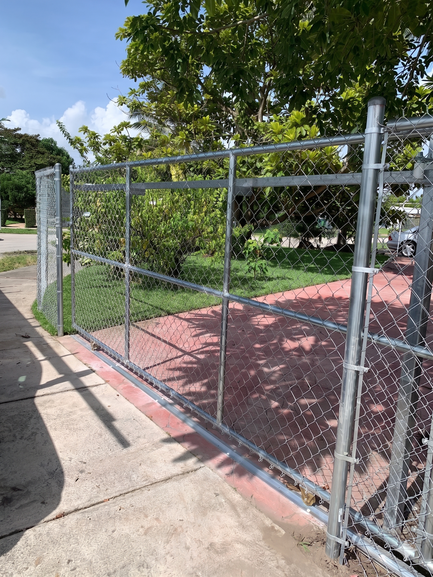 Chain Link Rolling Gate