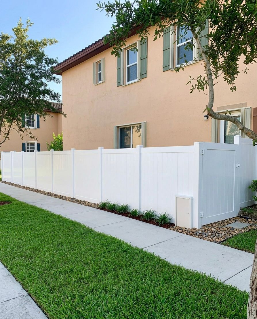 Privacy Vinyl Fence