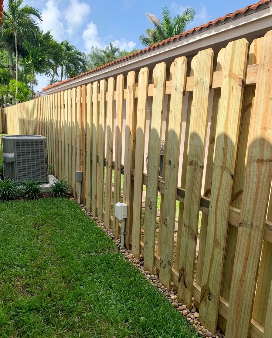 Wood Fence Shadowbox