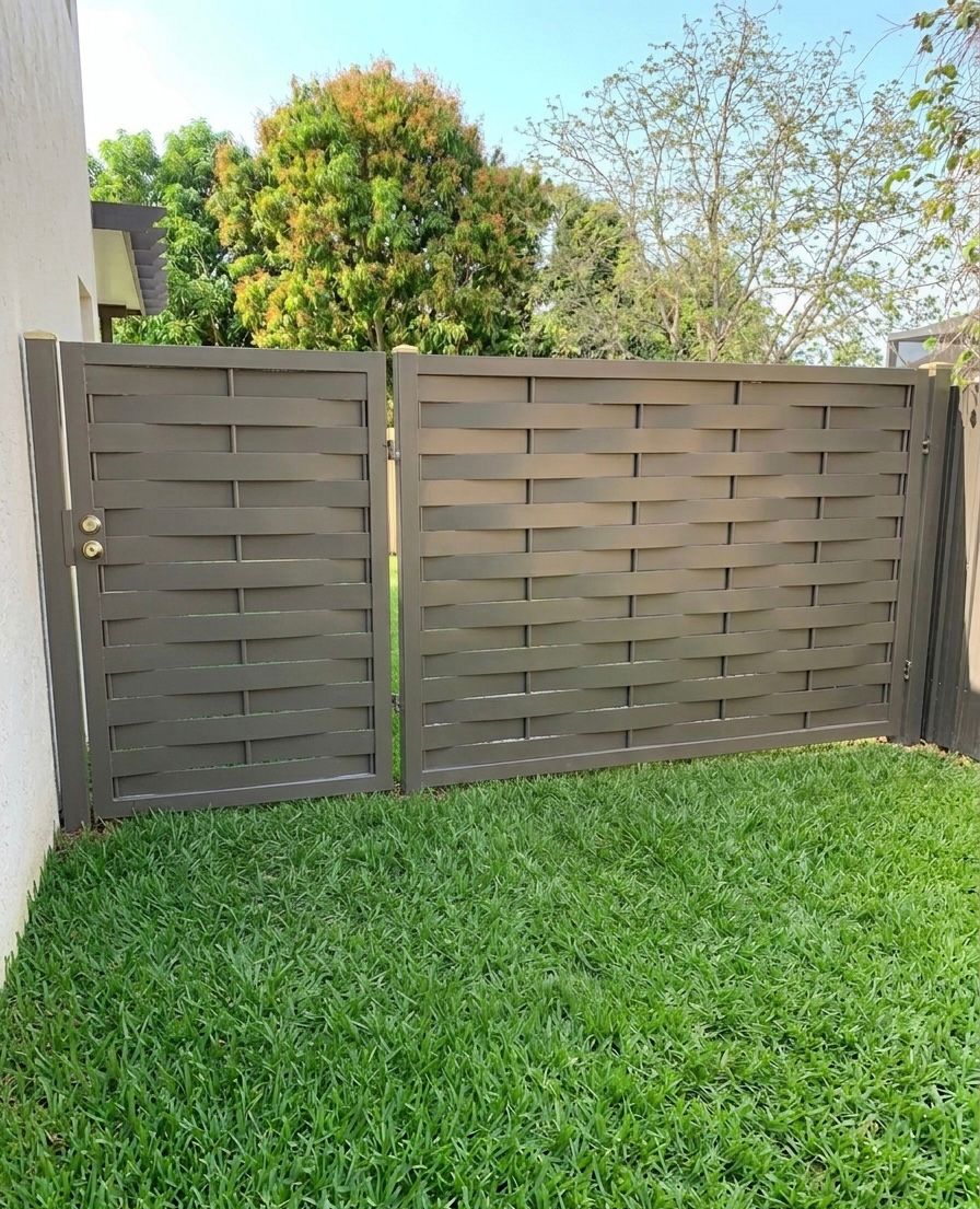 Woven Aluminum Gates