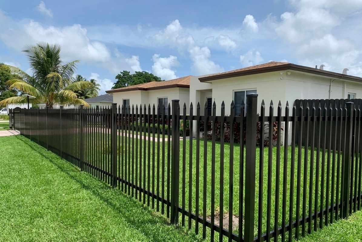 Aluminum pedestrian gate